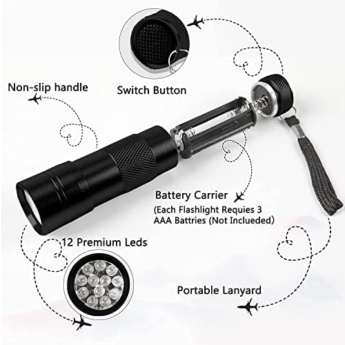 Douith Mini UV LED ламба за нокти за нокти со гел со 12 LED, преносен гел LED UV LED нокти ламба со силиконски нокти, алатка