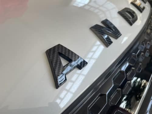 Компатибилен За Mitsubishi Outlander Јаглерод Хауба Букви 3m Лепило Подигната Налепница Надворешни Додатоци