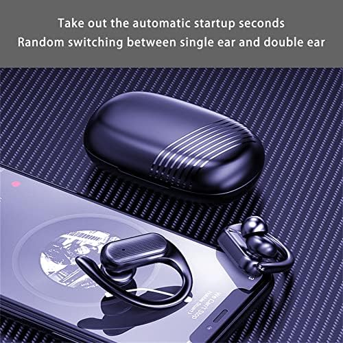 Bluetooth Слушалки, Безжични Слушалки, Hi-Fi TWS Работи Слушалки Со Ушни Куки, Bluetooth 5.3 Спортски Слушалки, Ушни Пупки Безжични