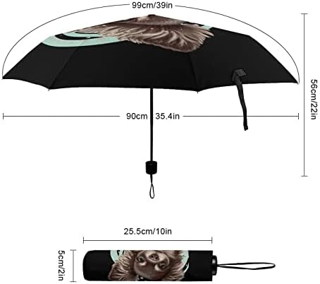 Чивава Куче Патување Чадор Пренослив Ветроупорен Преклопен Чадор За Дожд Автоматско Отворање Затвори