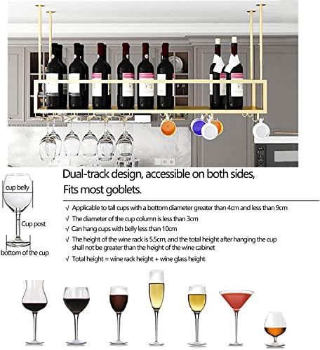 Висечка решетка за стакло За вино Под Решетката За Стакло За Вино Наопаку Држач За Чаши За Вино Држач За Стебла Држач За Тавански Решетки
