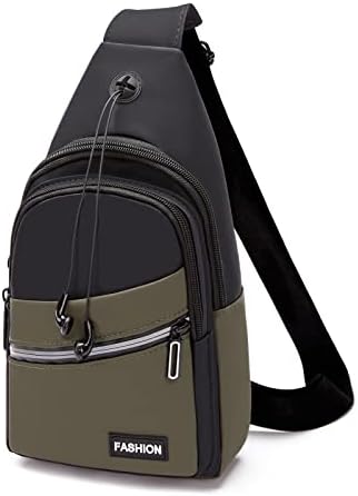 Водоотпорна торба за прашка за мажи и жени, торба со вкрстени дупки, ранец на градите на едниот рамо за патување, пешачење, кампување