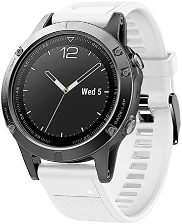 SKM Smart Watch Band Ремени За Гармин Феникс 7 7S 7X 6X 6 5S 3 3HR Ferrunner 935 945 Брзо Ослободување Силиконски 22 26mm Нараквица