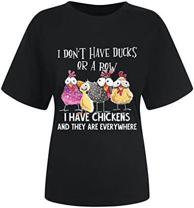 Пилешко маичка мајка симпатична маица женски кратки ракави фарма земја обични врвови за смешни изреки букви за печатење кошула за печатење