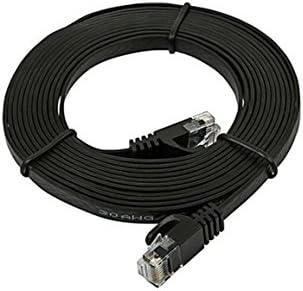 10 компјутери CAT5E 350MHz UTP Flat Ethernet Bare Bopper Network 30awg кабел, 14 стапки, CNE613505