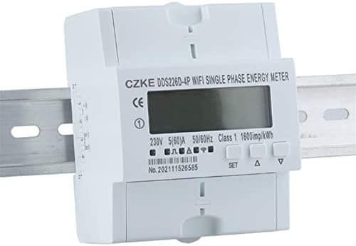 BCMCBV единечна фаза 220V 50/60Hz 65A DIN Rail WiFi Smart Energy Meter Timer Monitor KWH METER WATTMETER