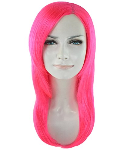 Wigs2you H-965 Долга розова навивам фунти фустан перика, целосна перика, косплеј, врвен квалитет, природен, перика, вкрстено