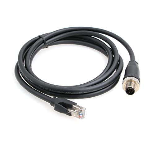 ZBLZGP M12 8-пински машки а-код до RJ45 Ethernet кабел за индустриска камера Cognex