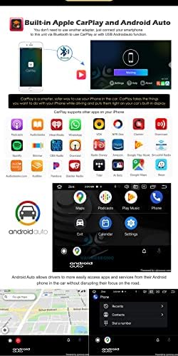 Карплеј Раководител Единица За Џип Чироки 2014-2017 Автомобил Стерео Андроид Авто, 9 Андроид 10 Bluetooth Аудио Видео Плеер, Екран На