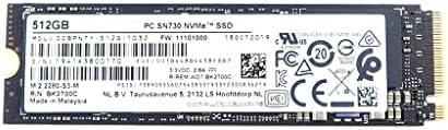 Solid State Drive SDBPNTY-512G-1032 Компатибилен резервен дел за замена за западниот дигитален SN730 SDBPNTY-512G 512GB PCI Express