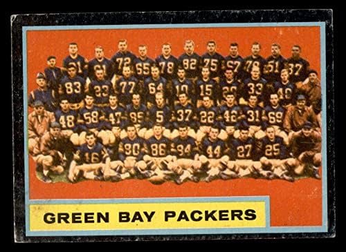 1962 Topps # 75 Пакери Тим Грин Беј Пакерс VG/Ex Packers