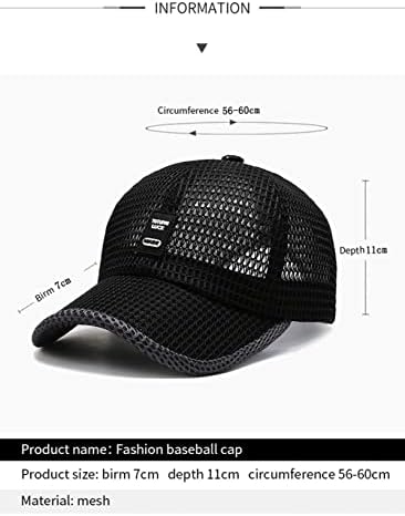 Yokmovy Мода за мажи дами на отворено спортска капа безбол капа за бејзбол капа, капа капа за бејзбол капа