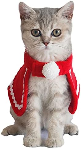 Ianиангод персонализирана плетена мачка со мачки, прилагодливи модни рачно изработени јака за мачки, божиќна плетена јака од мачки