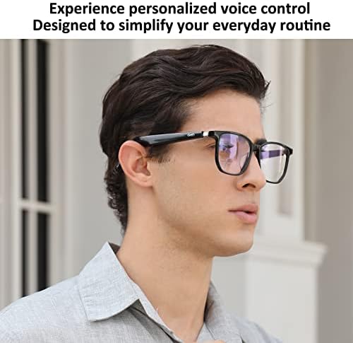 GetD Паметни Bluetooth Очила За Мажи И Жени, Гласовна Контрола И Отворено Уво Стил Паметни Очила Слушаат Музика И Повици Со Звучници IPX4 Водоотпорен