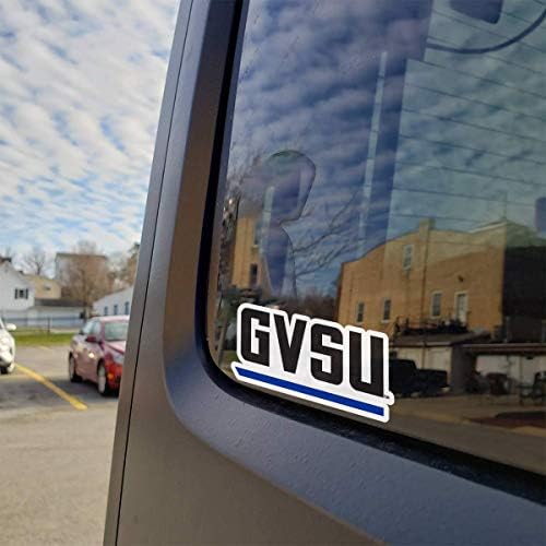 Гранд долина налепница GVSU Car Decal Decal Grand Valley University Lakers Block Block Letters Тешки временски водоотпорни водоотпорни