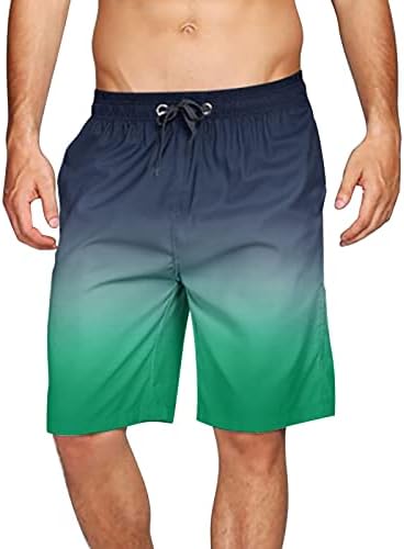 Шорцеви за машка табла лабава вклопена 3Д печатена гроздобер плажа од табла со џебови удобност еластична половината пливање сурфање шорцеви