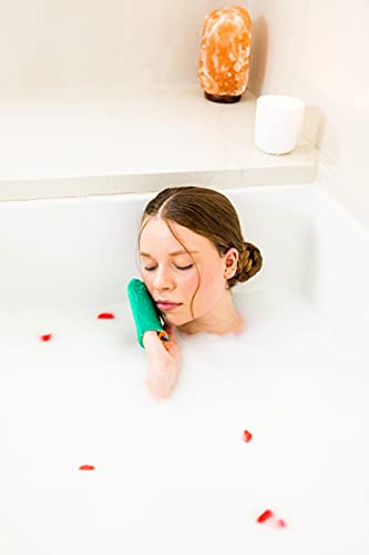 CleanLogic Bath & Body Exfoliating Dual текстура сочинуваат мит за отстранување, разновидни бои, 3 брои