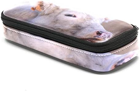 Тбуобт Торба За Шминка Патување Козметичка Торбичка Торбичка Чанта Чанта Со Патент, Животни Крава