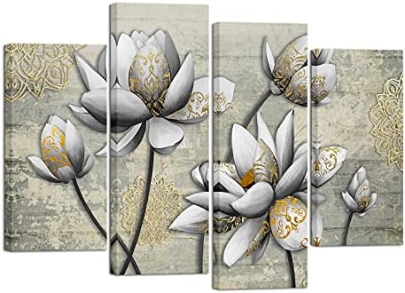 Artsbay lotus wallидна уметност гроздобер цветни слики слики медитација уметност печати модерно релаксирано зен уметнички дела за спа спална