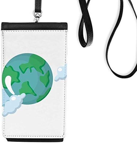 Универзум и туѓи земја уметност деко подарок моден телефон паричник чанта што виси мобилна торбичка црн џеб