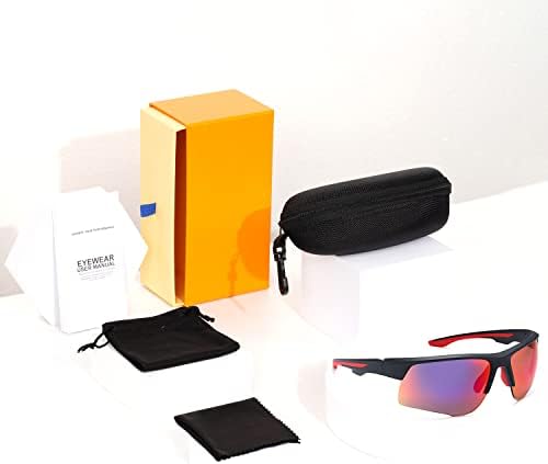 Заштитните очила за сонце за сонце Saveen лесни за мажи и жени со постепено заштита на штит за заштита на штит UV400