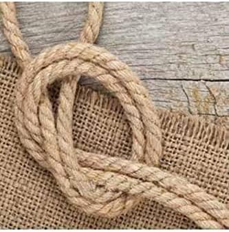 Jinyawei ефтино јаже 6 мм 10 метри јута јаже декоративно слама јаже јаже јаже