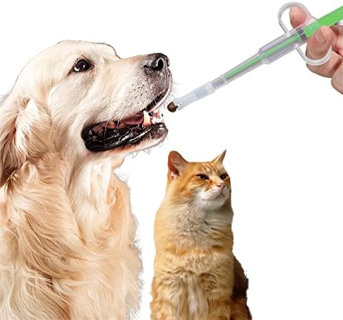 Ајлин Фидер За Лекови За Миленичиња Шприц Алатка За Хранење Со Лекови За Кучиња За Мачки Со Меки Совети Таблета За Апчиња За Повеќекратна