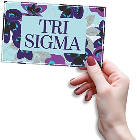 Sigma Sigma Sigma Sorority лиценцирана декорална налепница 3x5 инчи
