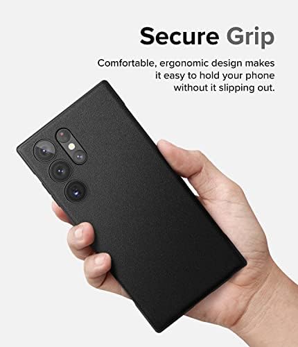 Рингке Оникс [Се Чувствува Добро Во Раката] Компатибилен Со Samsung Galaxy S23 Ultra Case 5G, Технологија Против Отпечатоци Од Прсти Не-Лизгање