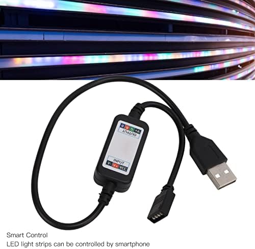 RGB Контролер Далечинско Светло, USB LED Rgb Контролер, Led Лента Светлина Затемнување Контролер RGB Bluetooth Музички Контролер