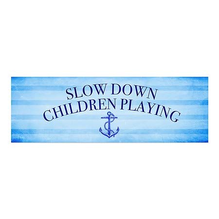 CGSignLab | Забави Деца Играње - Наутички Ленти Прозорец Прицврстување | 36 x12