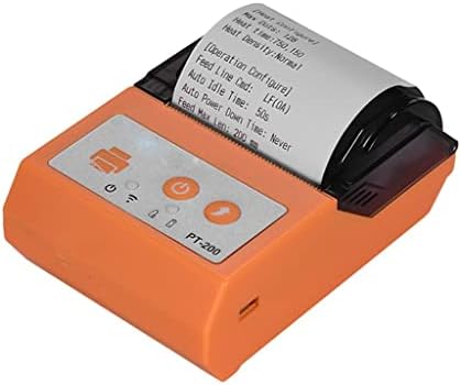 MJWDP Portable BT 58mm прием термички печатач Мини личен печатач за лични сметки компатибилен со командите за печатење ESC/PO