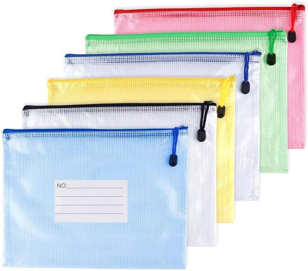 Оаими-а4 (9х13 инчи) - Мрежеста Торбичка Со Патент, Пластични Папки Со Поштенски Датотеки Кеси За Организирање, Канцелариски Материјали, Домашно