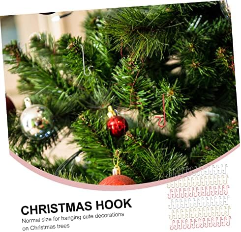 Cabilock 300 парчиња метална Божиќна кука празнична украс за украси за време