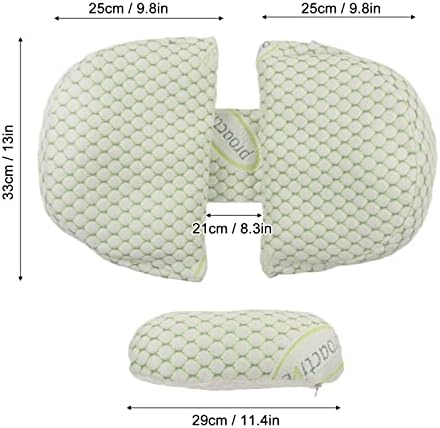 Нароето породилно перници за спиење Помош за памучна перница Поддршка за половината за половината Ергономска У облик породилно перница
