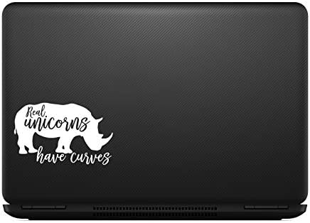Вистински еднорози налепници за пародија на носорог лаптоп за лаптоп со лаптоп 5,5 “