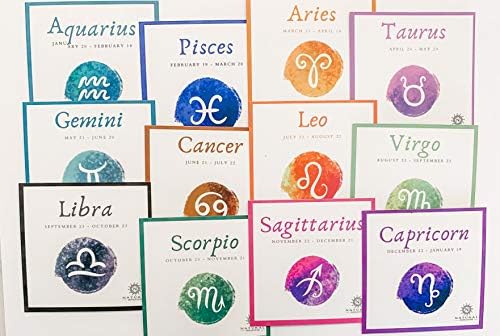 Кристал хороскоп сет за сите знаци на Zodiac Star со природно интуитивно