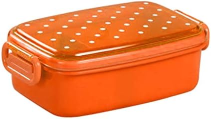XDCHLK 480ml Пренослива Еднослојна Кутија За Ручек Пластична Кутија За Ручек Дизајн На Точки Бенто Кутија Контејнер За Храна Контејнер За Складирање
