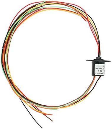 Comidox 12.5mm 300rpm 6 жици Coarcuitsx2a капсула Електричен лизгачки прстен за монитор Роботска опрема за електричен тест 1 парчиња