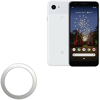 Паметен гаџет за Google Pixel XL - прстен Magnetosafe, додадете лепило за лепило за функционалност на магнет за Google Pixel XL - Метални сребро