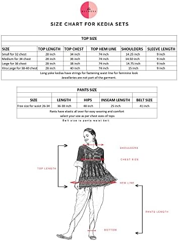 Етнички вибрации на Кедиа за Навратри Данди Танц, Гуџрат моден фустан од полу-ракави, С до XXL, повеќебојни