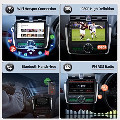 [2+32G] Андроид 11 Автомобил Стерео За Тојота Алион 2007-2015, 9 инчи Во Цртичка Екран На Допир Автомобил Радио, Apple Carplay&засилувач;Андроид