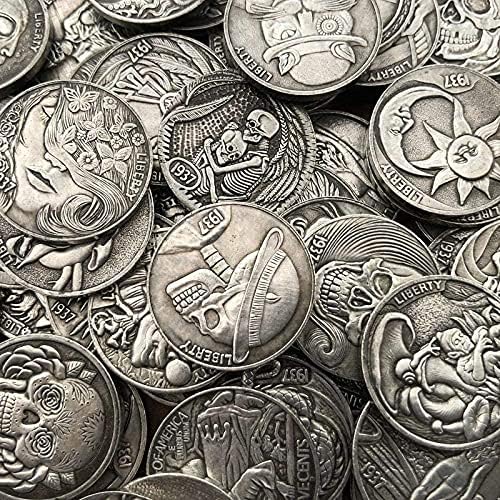 Предизвик реплика за реплика комеморативна монета Американска бафало флејта монета 1937 година за ракотворби за колекција на куќи за