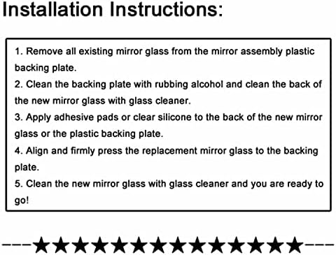 Jzsuper Side Mirror Glass Fit For 2007 2008 2009 2010 2012 2012 Nissan Sentra Passenger Десна страна RH Convex, вклучително и лепило