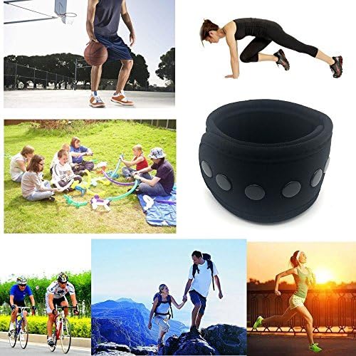 Vieel Widen Arm & Ankle Running Band Band Band Band со торбичка за токи и мрежи за Garmin & Fitbit Fitness Tracker Tracker