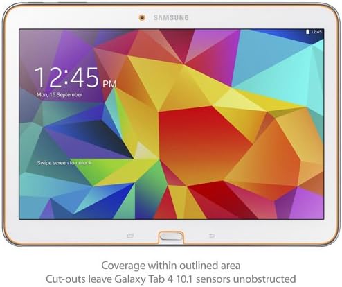 Заштитник на екранот во Boxwave, компатибилен со Galaxy Tab 4 10.1-Anti-late Cleartouch, анти-прстин отпечаток на мат филм