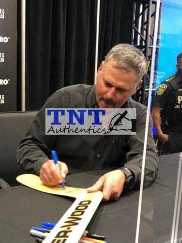 Феликс Потвин потпиша и испишана „Мачката“ Торонто јавор лисја стап JSA COA - автограмирани NHL стапчиња