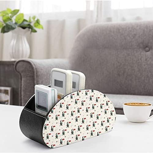 Toucan Parrot Penguin Birds Remote Contain Sholders PU Fore Caddy Storage Tograsion Box со 5 оддели за материјали за домашни канцеларии