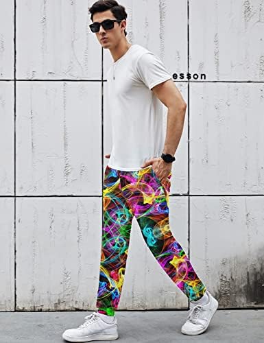 Goodstoworld Mens Cool Joggers Pants 3d новини обични џемпери со влечење