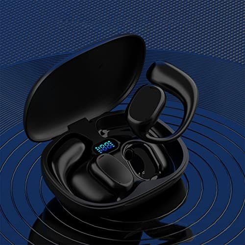 Слушалки за безжични Слушалки Qonioi, Bluetooth 5.3 Коска-Спроводливост &засилувач; Слушалки За Слушалки За Воздушна Спроводливост, LED